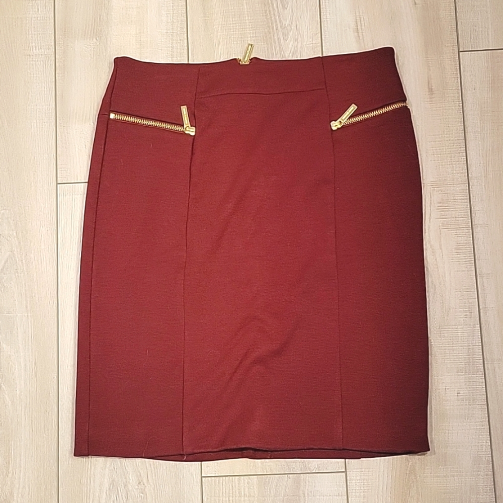 Michael Kors maroon skirt